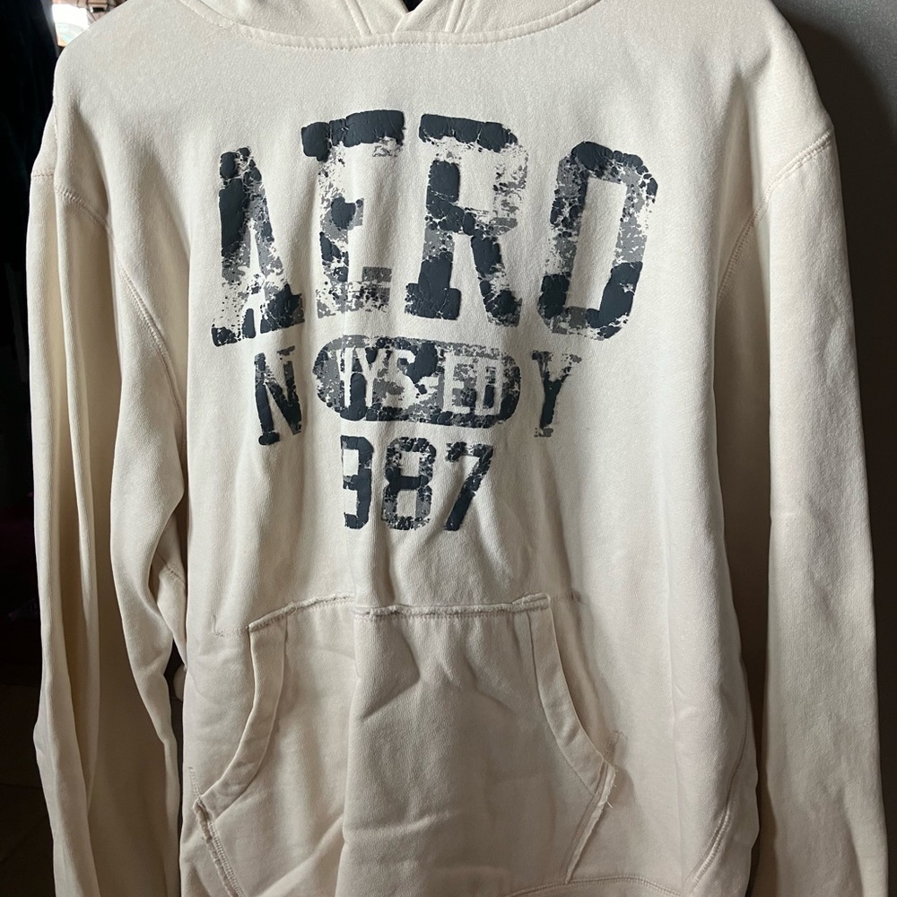Aeropostale Cream Hoodie